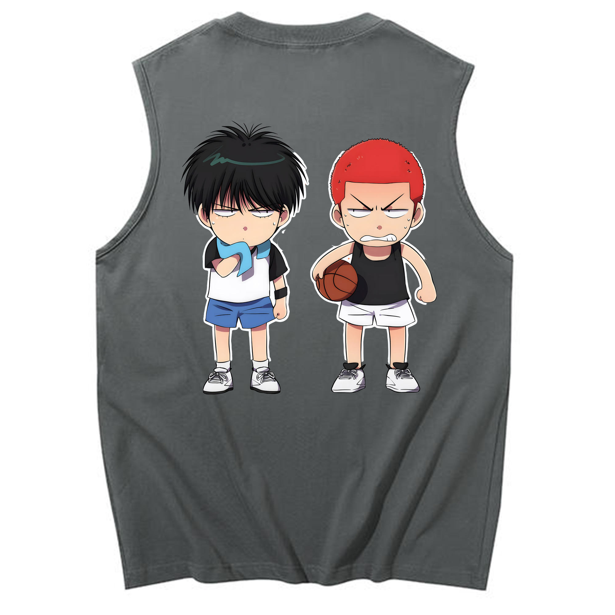 （画像用） SLAM DUNK／スラムダンク コットン100％タンクトップ（背面プリント）